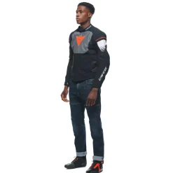 Dainese AIR FAST TEX JACKET BLACK/GRAY/WHITE