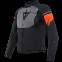 Dainese AIR FAST TEX JACKET BLACK/GRAY/FLUO-RED Discount