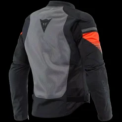 Dainese AIR FAST TEX JACKET BLACK/GRAY/FLUO-RED Discount