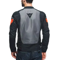 Dainese AIR FAST TEX JACKET BLACK/GRAY/FLUO-RED Discount