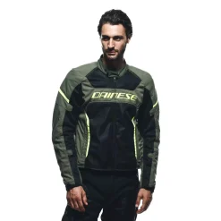 Dainese AIR FRAME 3 TEX JACKET ARMY GREEN/BLACK/FLUO YELLOW Online