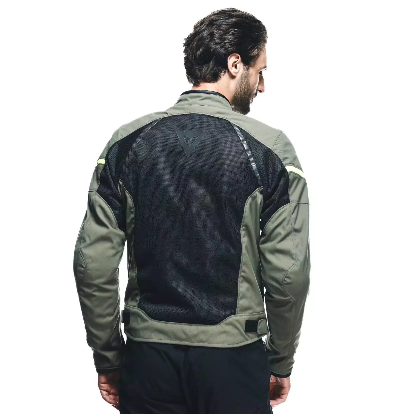 Dainese AIR FRAME 3 TEX JACKET ARMY GREEN/BLACK/FLUO YELLOW Online