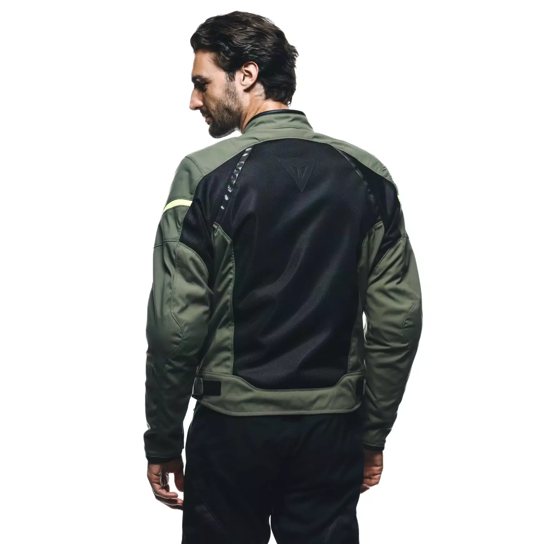 Dainese AIR FRAME 3 TEX JACKET ARMY GREEN/BLACK/FLUO YELLOW Online