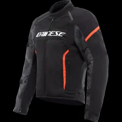 Dainese AIR FRAME 3 TEX JACKET BLACK/BLACK/RED-FLUO