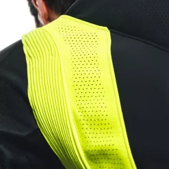 Dainese AUDAX D-ZIP 1PC PERF. LEATHER SUIT BLACK/YELLOW-FLUO/WHITE Outlet