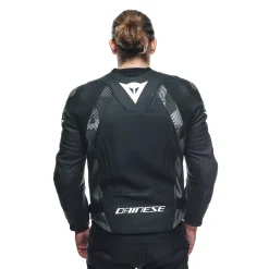 Dainese AVRO 5 LEATHER JACKET BLACK/WHITE/ANTHRACITE Outlet