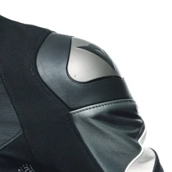 Dainese AVRO 5 LEATHER JACKET BLACK/WHITE/ANTHRACITE Outlet
