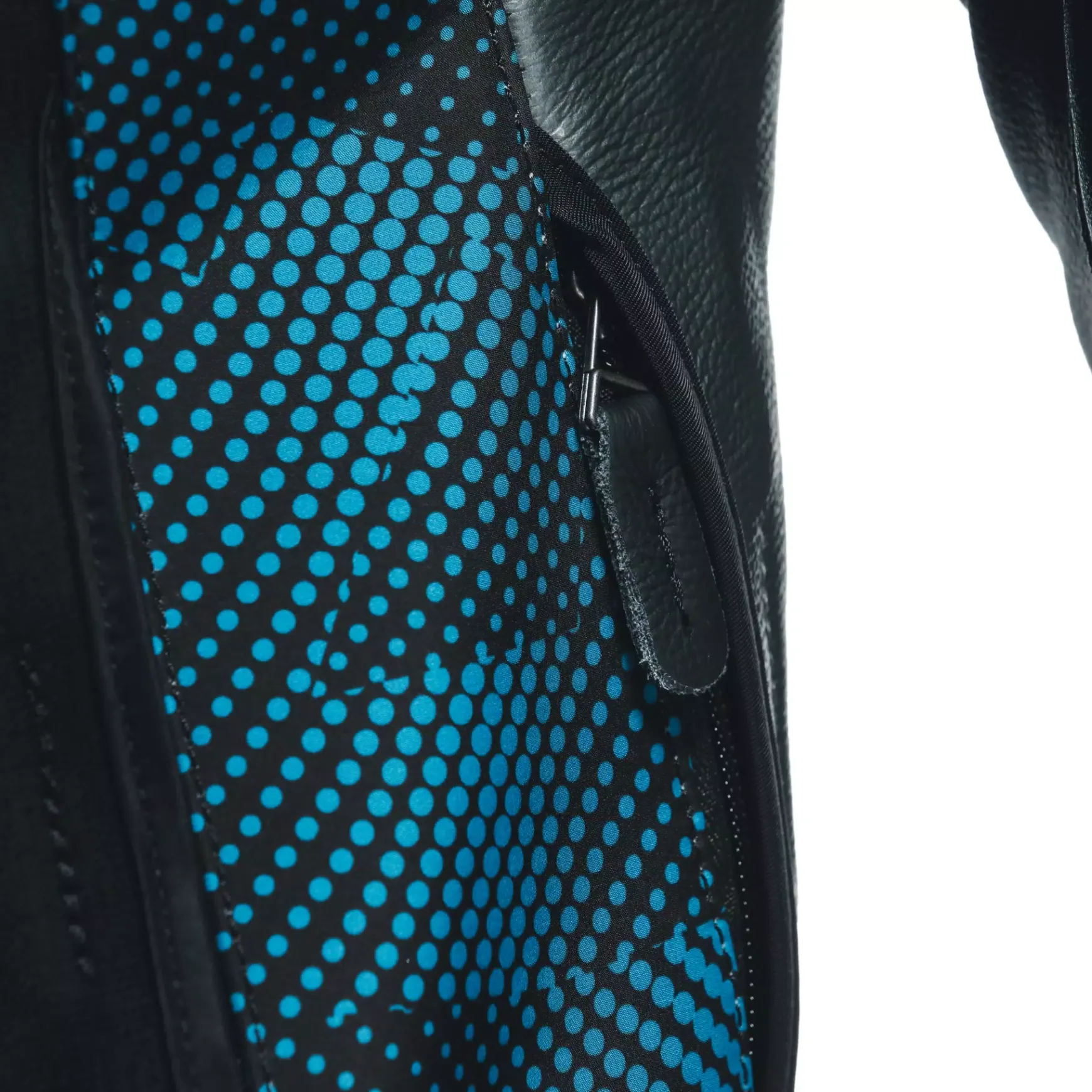Dainese AVRO 5 LEATHER JACKET WMN BLACK/TEAL/ANTHRACITE Hot
