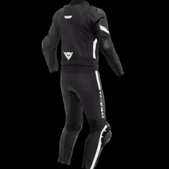 Dainese AVRO 4 LEATHER 2PCS SUIT BLACK-MATT/BLACK-MATT/WHITE Online