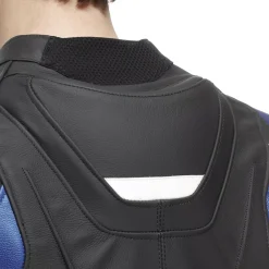 Dainese AVRO 4 LEATHER 2PCS SUIT BLACK/WHITE/BLUE Discount