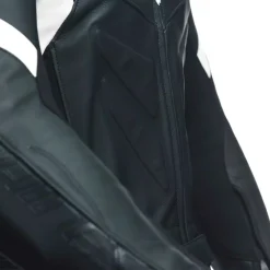 Dainese AVRO 4 LEATHER 2PCS SUIT S/T BLACK-MATT/BLACK-MATT/WHITE Hot