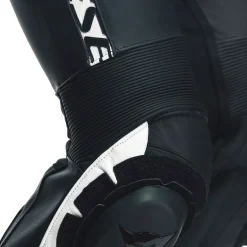 Dainese AVRO 4 LEATHER 2PCS SUIT S/T BLACK-MATT/BLACK-MATT/WHITE Hot