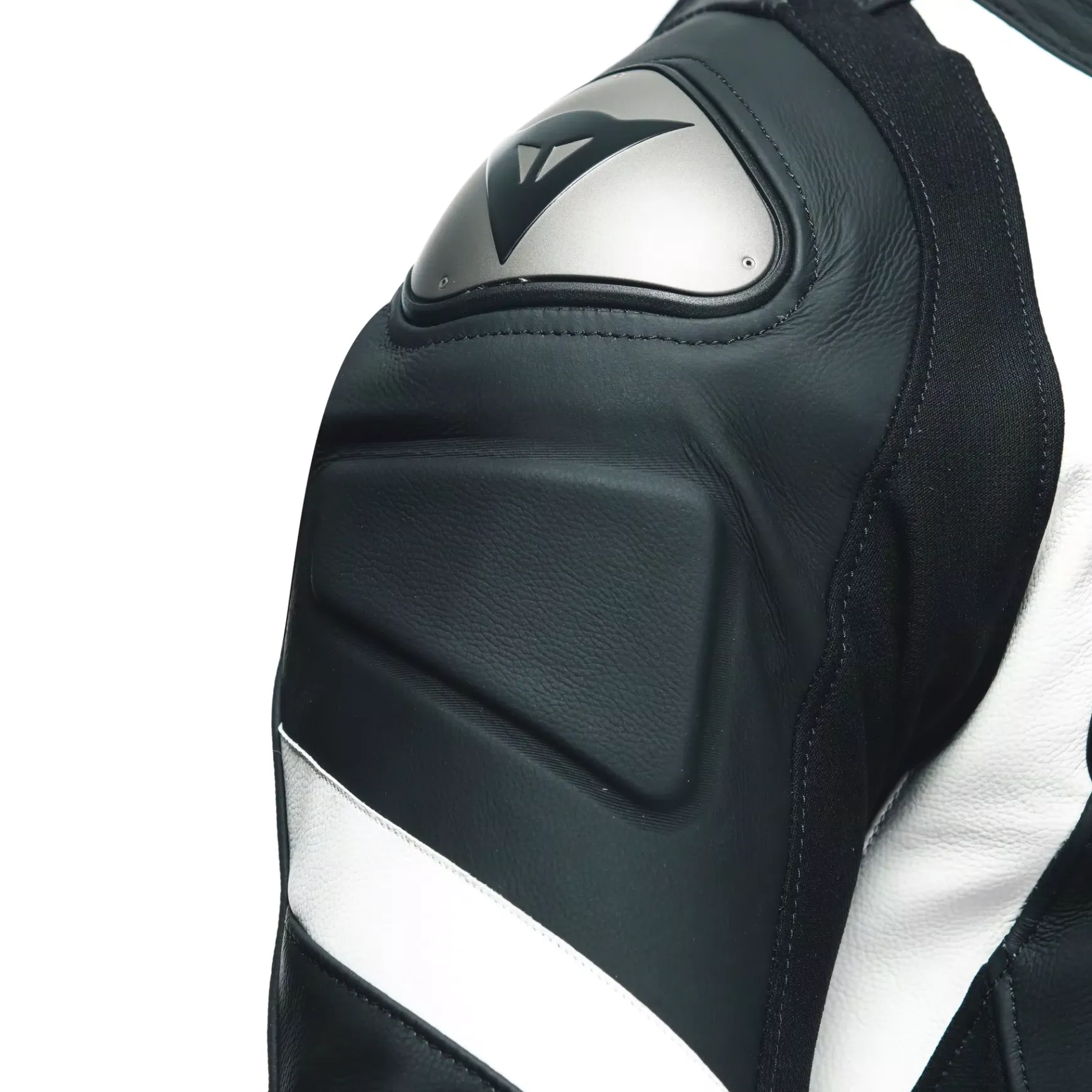 Dainese AVRO 4 LEATHER 2PCS SUIT S/T BLACK-MATT/BLACK-MATT/WHITE Hot