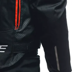 Dainese AVRO 5 TEX JACKET BLACK/RED-FLUO/WHITE