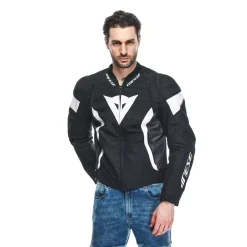 Dainese AVRO 5 TEX JACKET BLACK/WHITE/BLACK Sale