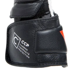 Dainese CARBON 4 LONG LADY LEATHER GLOVES BLACK/WHITE/FLUO-RED Sale