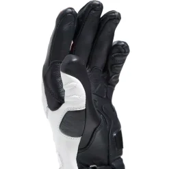 Dainese CARBON 4 LONG LADY LEATHER GLOVES BLACK/WHITE/FLUO-RED Sale