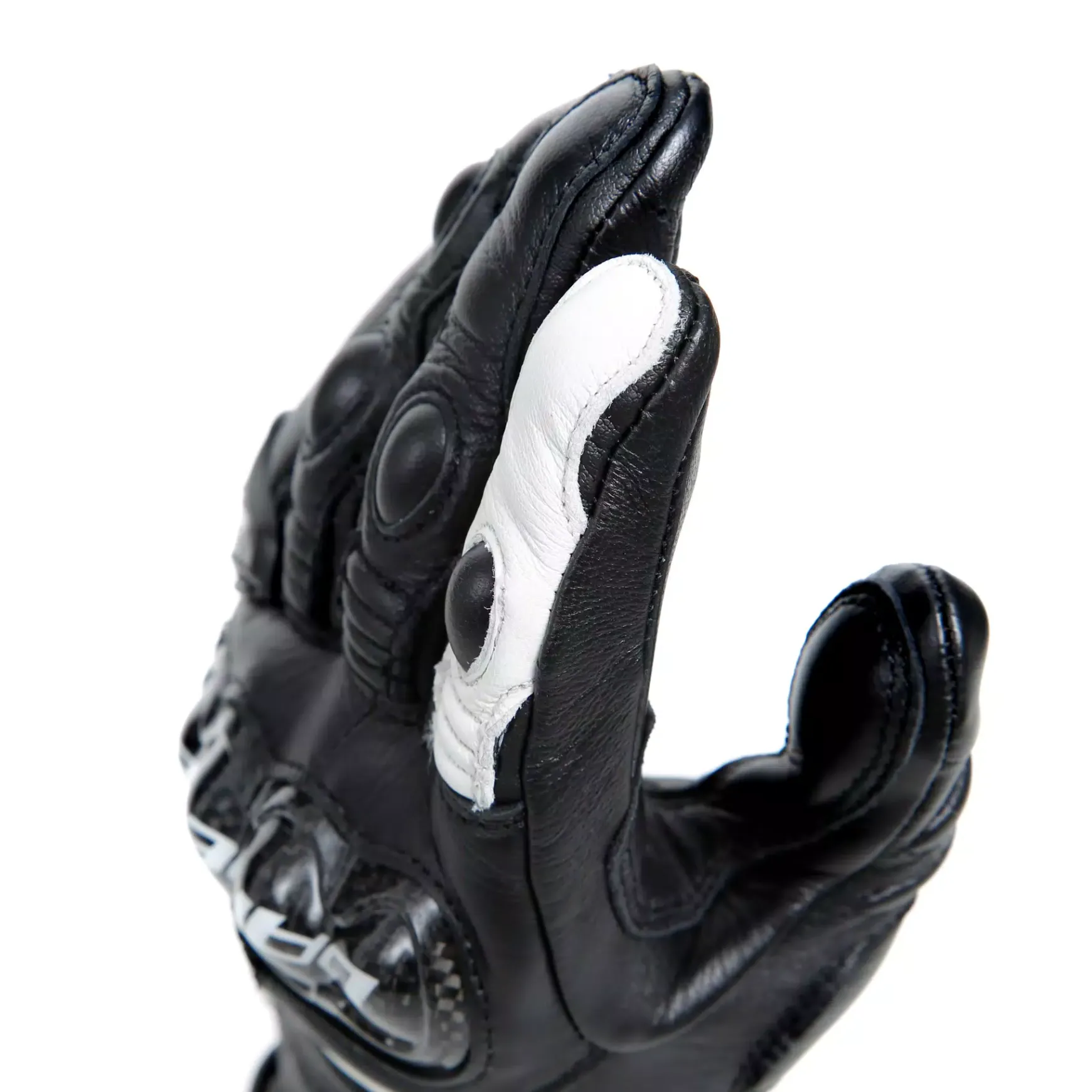 Dainese CARBON 4 LONG LADY LEATHER GLOVES BLACK/BLACK/WHITE Discount