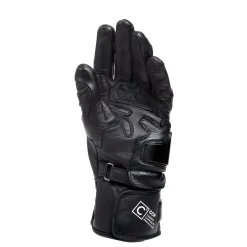Dainese CARBON 4 LONG LADY LEATHER GLOVES BLACK/BLACK/WHITE Discount