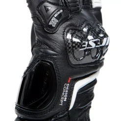 Dainese CARBON 4 LONG LADY LEATHER GLOVES BLACK/BLACK/WHITE Discount