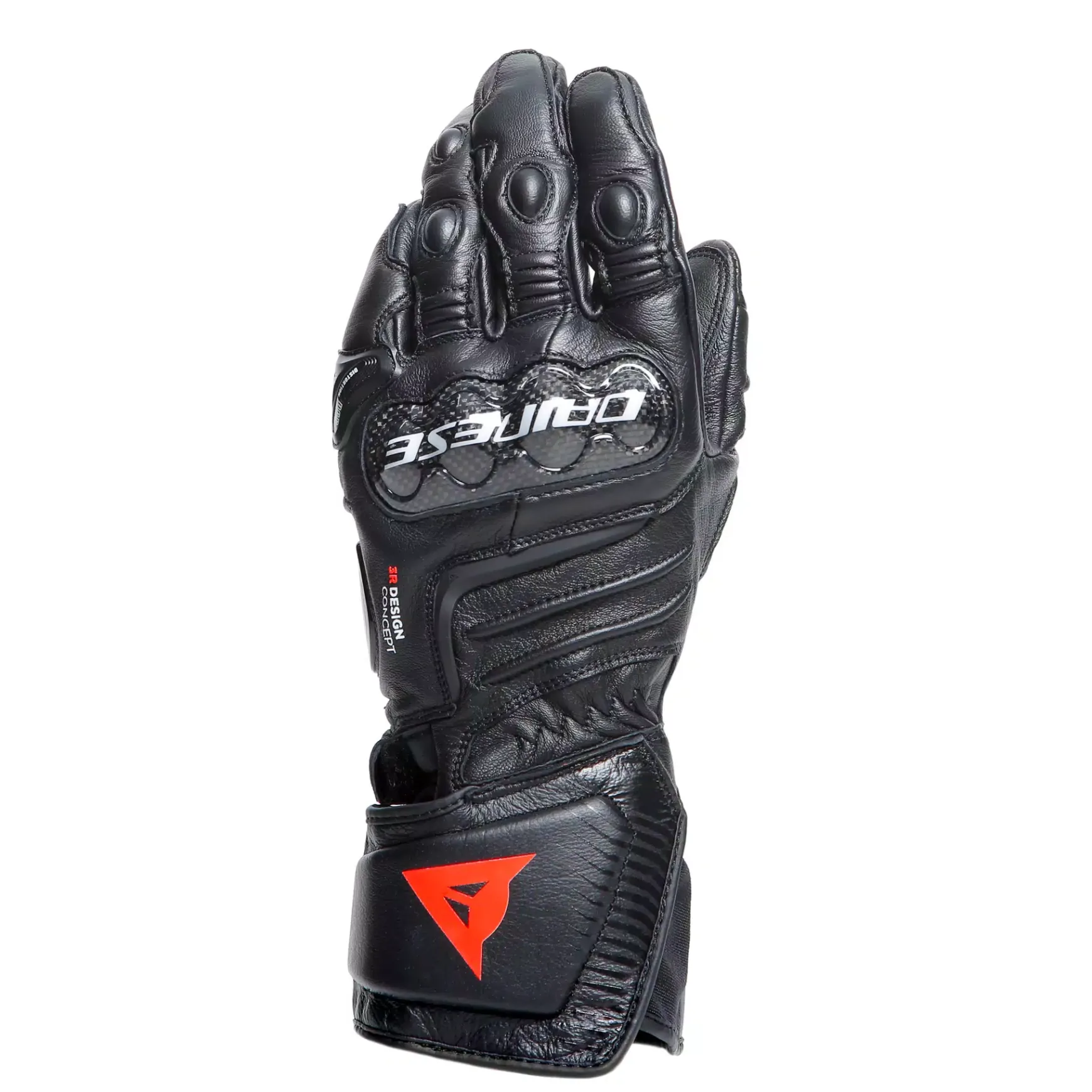 Dainese CARBON 4 LONG LEATHER GLOVES BLACK/BLACK/BLACK New