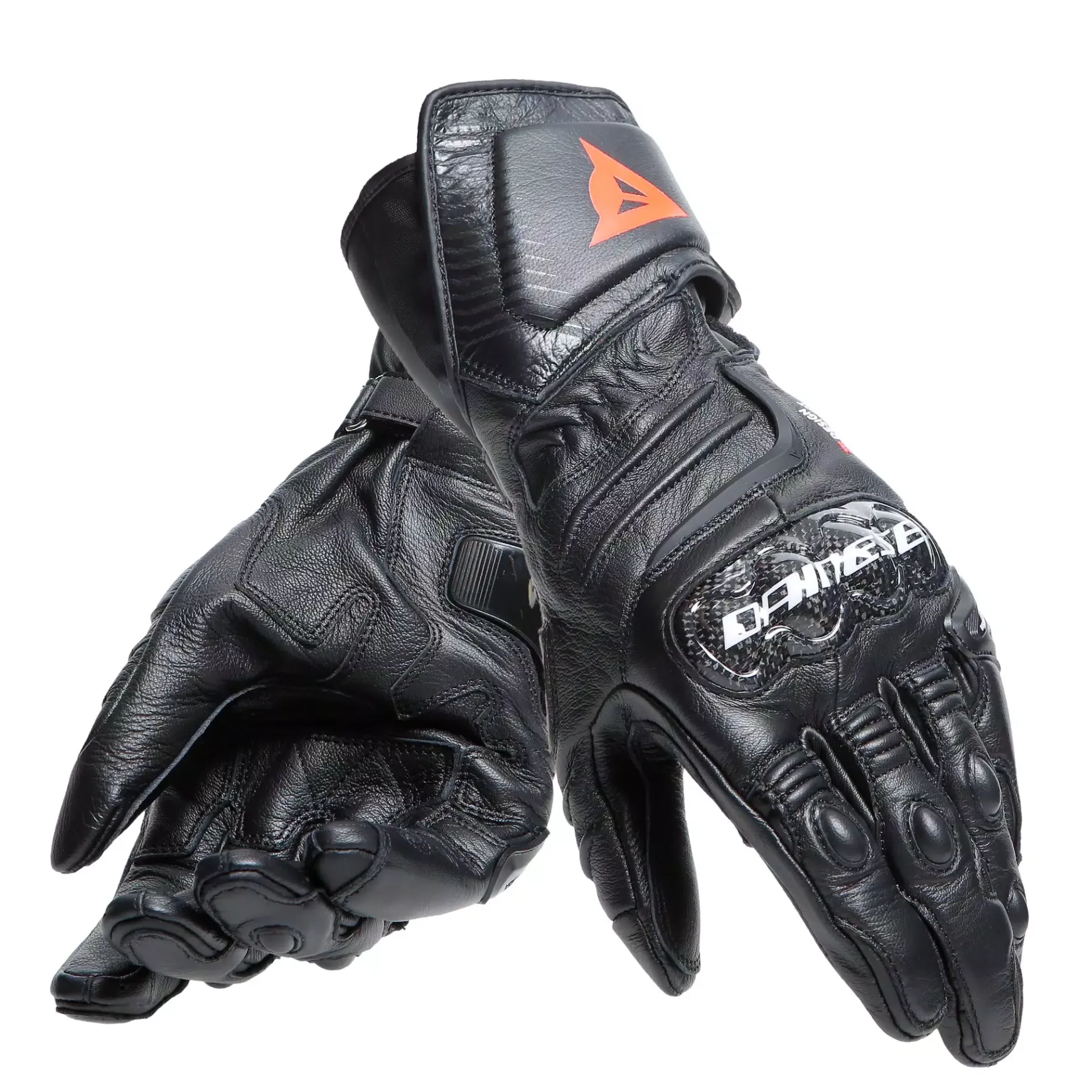 Dainese CARBON 4 LONG LEATHER GLOVES BLACK/BLACK/BLACK New