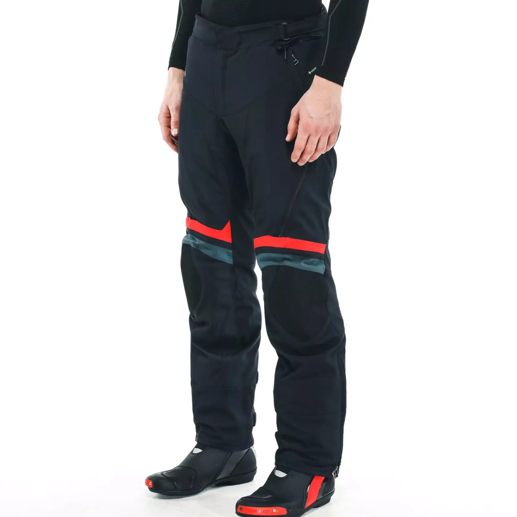 Dainese CARVE MASTER 3 GORE-TEX® PANTS BLACK/LAVA-RED Discount