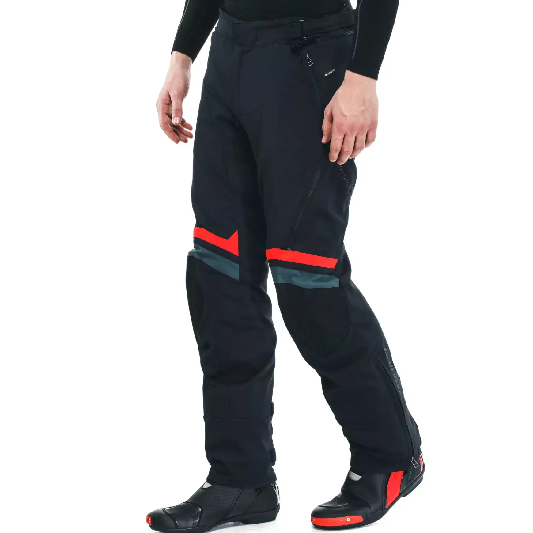 Dainese CARVE MASTER 3 GORE-TEX® PANTS BLACK/LAVA-RED Discount