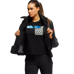 Dainese CARVE MASTER 3 LADY GORE-TEX® JACKET BLACK/EBONY/LAVA-RED Discount