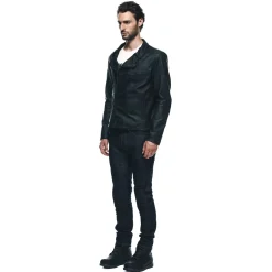 Dainese CHIODO LEATHER JACKET BLACK New
