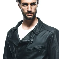 Dainese CHIODO LEATHER JACKET BLACK New