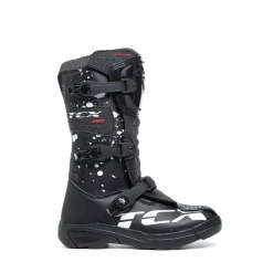 Dainese COMP KID MOTORRADSTIEFEL OFFROAD KINDER - SCHWARZ/SCHWARZ/WEISS New
