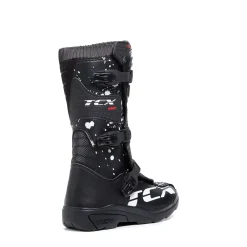 Dainese COMP KID MOTORRADSTIEFEL OFFROAD KINDER - SCHWARZ/SCHWARZ/WEISS New