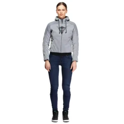 Dainese DAEMON-X - MOTORRAD-HOODIE MIT PROTEKTOREN DAMEN GREY-MELANGE Discount