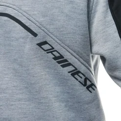Dainese DAEMON-X SAFETY HOODIE FULL ZIP MELANGE-GRAY/BLACK/RED-FLUO Discount