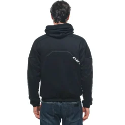Dainese DAEMON-X SAFETY HOODIE FULL ZIP BLACK/BLACK/WHITE Clearance