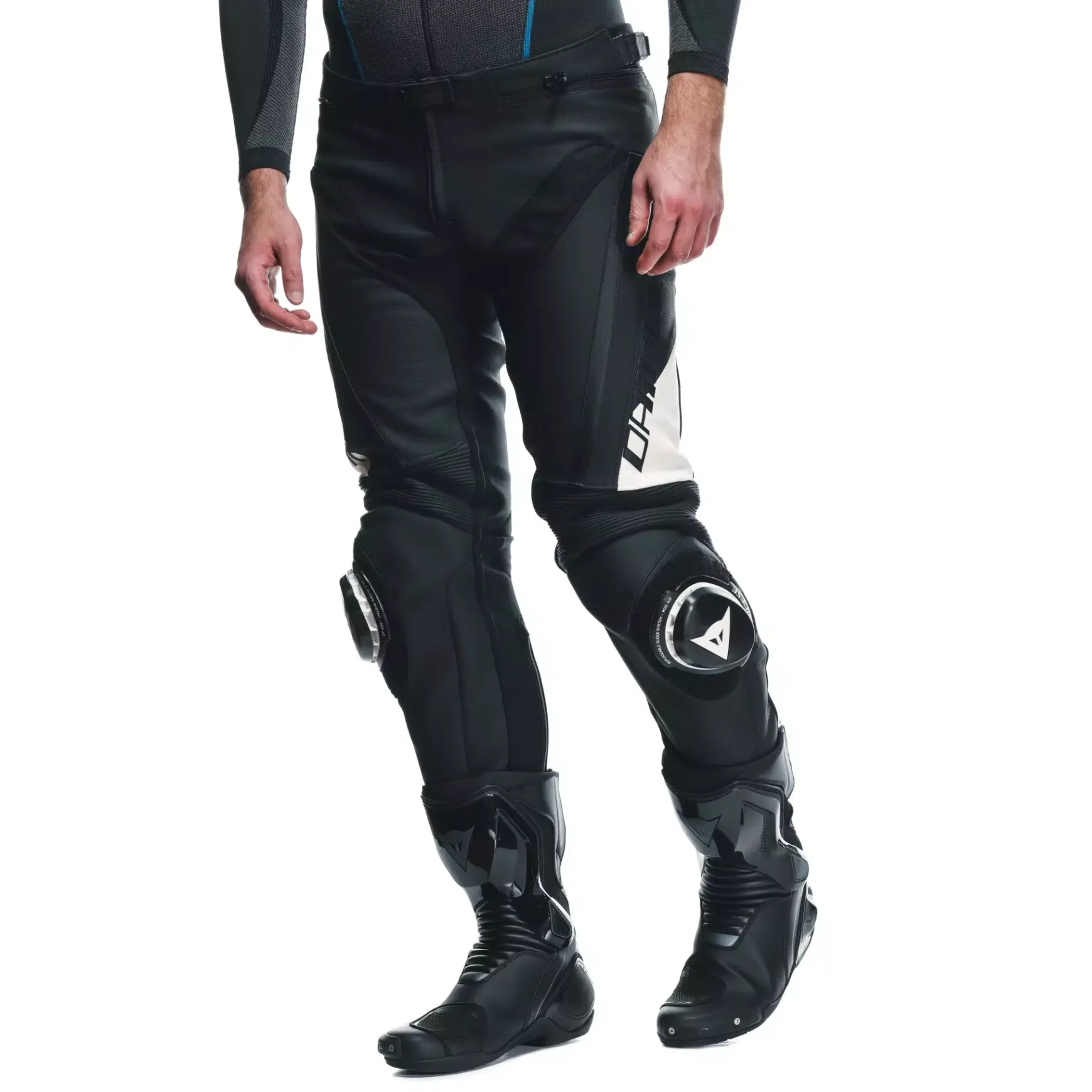 Dainese DELTA 4 - MOTORRADHOSE AUS LEDER HERREN BLACK/WHITE Sale