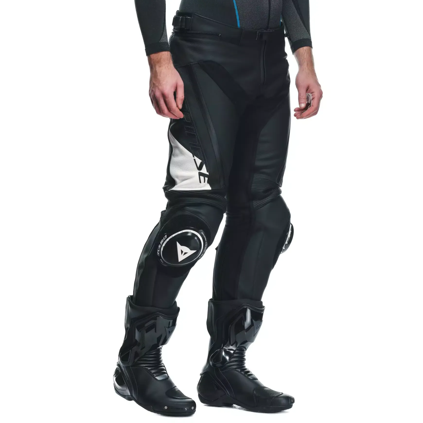 Dainese DELTA 4 - MOTORRADHOSE AUS LEDER HERREN BLACK/WHITE Sale