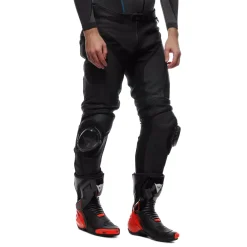 Dainese DELTA 4 PERF. LEATHER PANTS BLACK/BLACK Discount