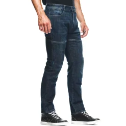 Dainese DENIM BLAST REGULAR TEX PANTS DARK-BLUE Online