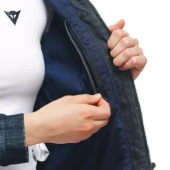 Dainese DENIM TEX JACKET LADY BLUE Best