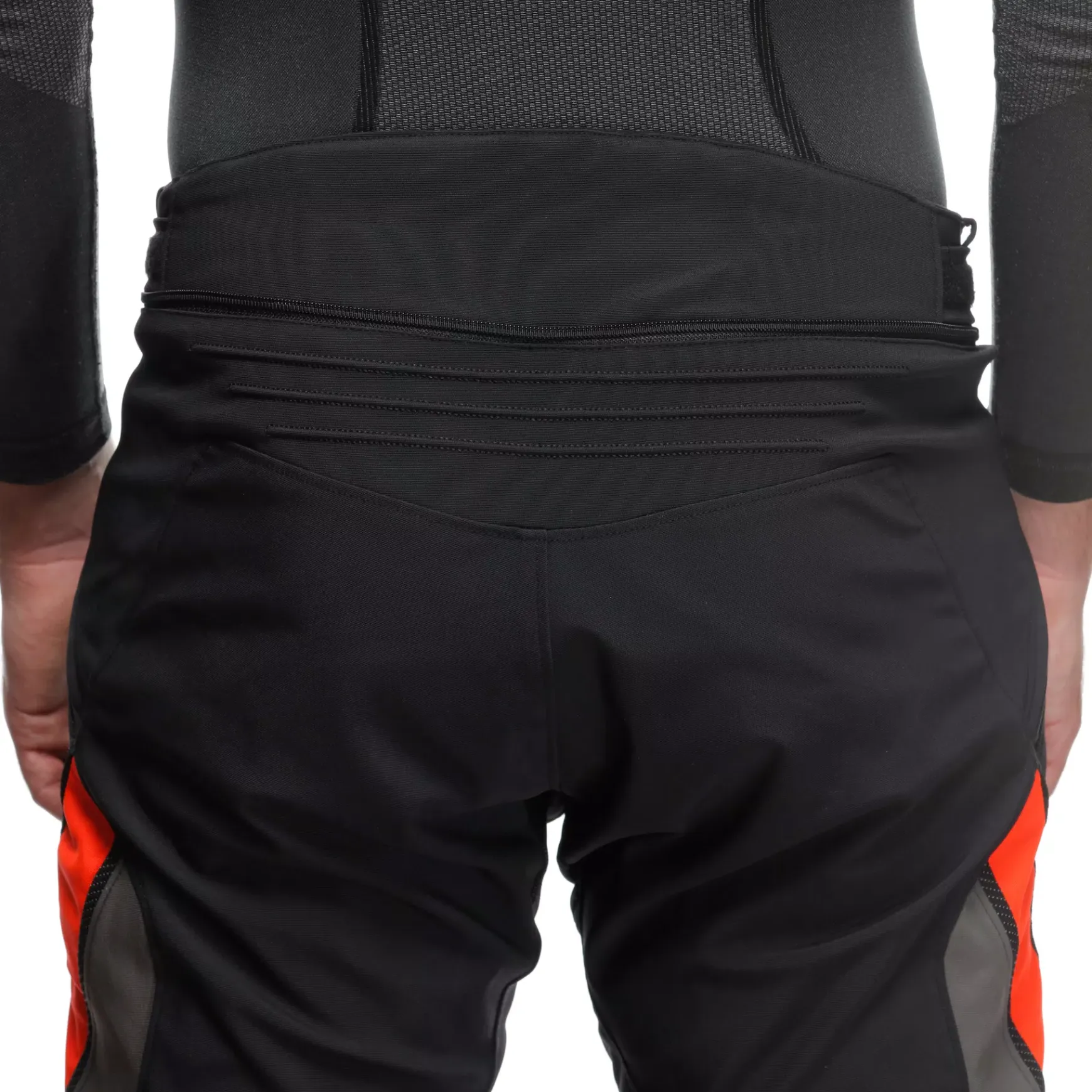 Dainese DRAKE 2 AIR ABSØLUTESHELL PANTS BLACK/RED-FLUO