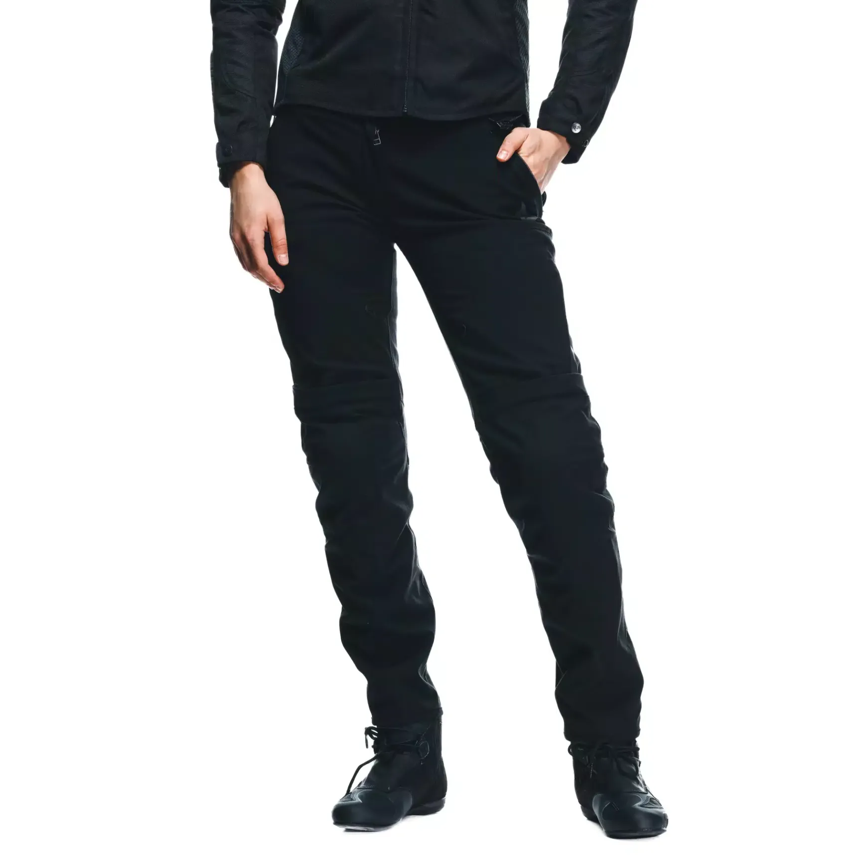 Dainese DRAKE 2 AIR TEX PANTS WMN BLACK/BLACK Discount