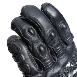 Dainese DRUID 4 LEATHER GLOVES BLACK/BLACK/CHARCOAL-GRAY Clearance