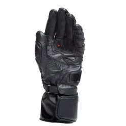 Dainese DRUID 4 LEATHER GLOVES BLACK/BLACK/CHARCOAL-GRAY Clearance