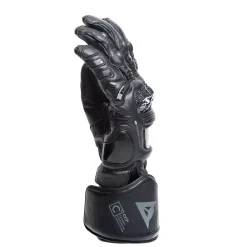 Dainese DRUID 4 LEATHER GLOVES BLACK/BLACK/CHARCOAL-GRAY Clearance