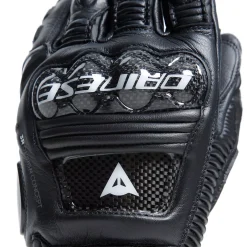 Dainese DRUID 4 LEATHER GLOVES BLACK/BLACK/CHARCOAL-GRAY Clearance
