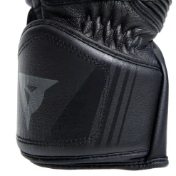 Dainese DRUID 4 LEATHER GLOVES BLACK/BLACK/CHARCOAL-GRAY Clearance