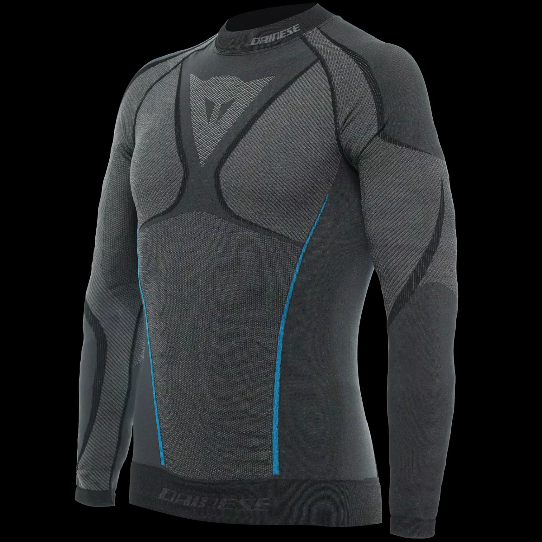 Dainese DRY LS SKI LANGARMSHIRT FÜR HERREN BLACK/BLUE New