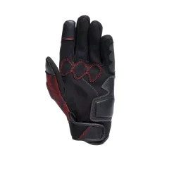 Dainese ERMEX - SOMMER-MOTORENHANDSCHUHE AUS STOFF BLACK/RED-LAVA